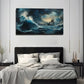 Sailboat Ocean Spray Bar Wall Art Canvas Office Home Room Framed 120x60cm