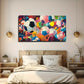 Football Are Rich And Diverse Wall Art Canvas Office Home Room Framed 80x45cm