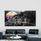Collage of Landscapes Wall Art Canvas Office Home Room Framed 120x60cm