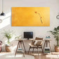 Yellow Red Flower Branch Wall Art Canvas Office Home Room Framed 80x45cm