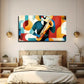Golden Saxophone Player Vibrant Wall Art Canvas Office Home Room Framed 120x60cm