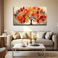 Vibrant Autumn Tree Wall Art Canvas Office Home Room Framed 80x45cm