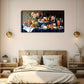 Still-Life with Vibrant Table Wall Art Canvas Office Home Room Framed 120x60cm