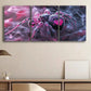 3pcs Pink and Black Spider Darkness Perfect Wall Art Set Canvas Framed 40x60cm - High Quality Print 100% Australian Made Wall Canvas Ready to Hang