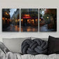 3pcs Smodern beautiful parisian Street Cafe   Wall Art Set Canvas Framed 40x60cm - High Quality Print 100% Australian Made Wall Canvas Ready to Hang