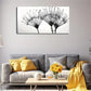 Several Dandelion Seed Heads Wall Art Canvas Office Home Room Framed 120x60cm