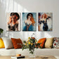 3pcs Elegant Fashionista Stylish Woman Perfect Wall Art Set Canvas Framed 40x60cm - High Quality Print 100% Australian Made Wall Canvas Ready to Hang