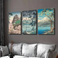 3pcs Japanese Retro Landscapes Decoration Wall Art Set Canvas Framed 40x60cm - High Quality Print 100% Australian Made Wall Canvas Ready to Hang
