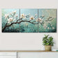 3pcs White Magnolia Nature Beauty Perfect Wall Art Set Canvas Framed 40x60cm - High Quality Print 100% Australian Made Wall Canvas Ready to Hang