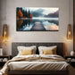 Mountain Landscape Abstract Wall Art Canvas Office Home Room Framed 120x60cm