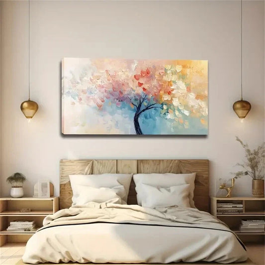 Modern Minimalist Watercolor Wall Art canvas office home room framed 120x60cm