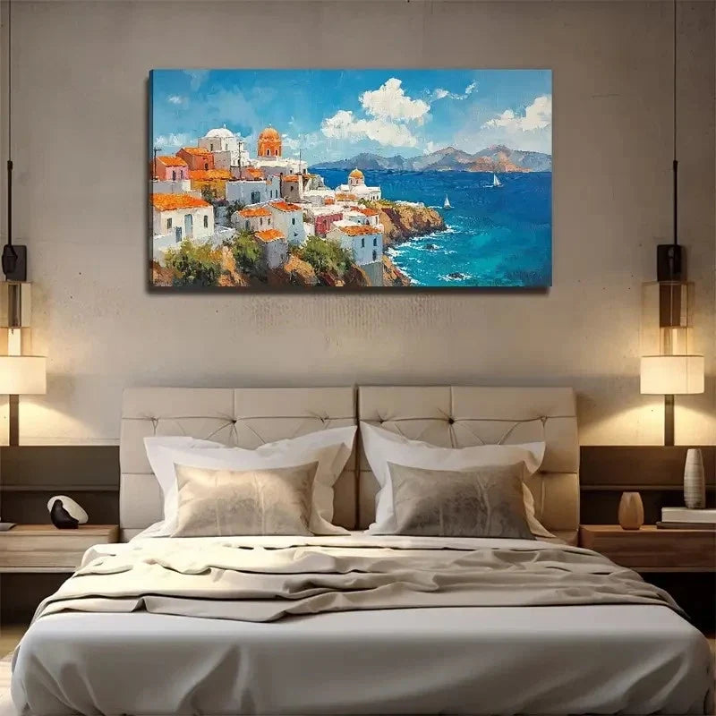 Beautiful Nature On The Island Wall Art Canvas Office Home Room Framed 120x60cm