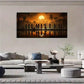 Scale Sunset Silhouette Scene Wall Art Canvas Office Home Room Framed 120x60cm