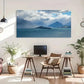 Depicting A Stormy Morning Wall Art Canvas Office Home Room Framed 80x45cm