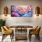 Abstract Fantasy Vibrant Tech Wall Art Canvas Office Home Room Framed 120x60cm