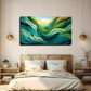 Changing Green Forest Wall Art Canvas Office Home Room Framed 120x60cm