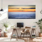 Deco Retro Style Landscape Wall Art Canvas Office Home Room Framed 120x60cm