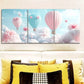 3pcs Hot Air Balloons Sky Canvas  Wall Art Set Canvas Framed 40x60cm - High Quality Print 100% Australian Made Wall Canvas Ready to Hang