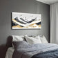 Majestic Snow-Capped Mountains Wall Art Canvas Office Home Room Framed 120x60cm