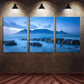 3pcs Rock and Sea Beach Stones Metal Print Ready to Hang Art