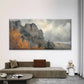 Autumn Mountain Landscape Wall Art Canvas Office Home Room Framed 120x60cm