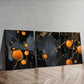 3pcs Black & Golden Bubble Fluid Design Wall Art Set Canvas Framed 40x60cm - High Quality Print 100% Australian Made Wall Canvas Ready to Hang