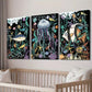 3pcs Cartoon Fish Jellyfish Shells And Corals Wall Art Set Canvas Framed 40x60cm - High Quality Print 100% Australian Made Wall Canvas Ready to Hang