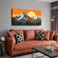 Some Snow-Covered Peaks Wall Art Canvas Office Home Room Framed 120x60cm