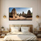 Southeast Asian Architecture Wall Art Canvas Office Home Room Framed 80x45cm