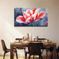 Vibrant Red Tulips Modern Wall Art Canvas Office Home Room Framed 120x60cm