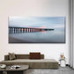 Seaside Dock Scenery Wall Art Canvas Office Home Room Framed 120x60cm
