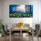 Mushrooms Forest Light Artwork Wall Art Canvas Office Home Room Framed 120x60cm