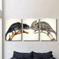 3pcs A Lizard And A Chameleon Wall Art Set Canvas Framed 40x60cm - High Quality Print 100% Australian Made Wall Canvas Ready to Hang