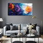 Colors Of Dahlia Other Flowers Wall Art Canvas Office Home Room Framed 120x60cm