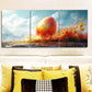 3pcs  Featuring Vibrant Easter Eggs Colorful Wall Art Set Canvas Framed 40x60cm - High Quality Print 100% Australian Made Wall Canvas Ready to Hang