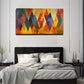 Neat Arrangement Of Rhomboid Wall Art Canvas Office Home Room Framed 120x60cm