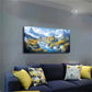 Misty Mountain Waterfalls Lands Wall Art Canvas Office Home Room Framed 120x60cm