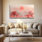 Uniquely Shaped Tree Suitable Wall Art Canvas Office Home Room Framed 80x45cm