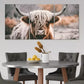 3pcs Highland Cow Canvas Framed 40x60cm - High Quality Print 100% Australian Made Wall Canvas Ready to Hang