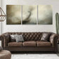 3pcs Dreamy Abstract Swirling Clouds Perfect Wall Art Set Canvas Framed 40x60cm - High Quality Print 100% Australian Made Wall Canvas Ready to Hang