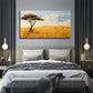 Bohemian African Perfect Wall Art Canvas Office Home Room Framed 80x45cm