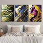 3pcs Stylish Golden Marble Texture Decor Wall Art Set Canvas Framed 40x60cm - High Quality Print 100% Australian Made Wall Canvas Ready to Hang