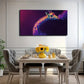 Extremely Vibrant Colorc Giraffe Wall Art Canvas Office Home Room Framed 120x60cm