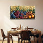 Vibrant Grape Design Decor Wall Art Canvas Office Home Room Framed 80x45cm