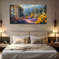 Colorful Floral & Classical Wall Art Canvas Office Home Room Framed 120x60cm