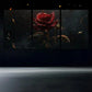 3pcs Rose Elegant Floral Design Metal Print Ready to Hang Art