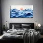 Blue Mountain Sunrise Bohemian Wall Art Canvas Office Home Room Framed 80x45cm