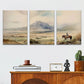 3pcs Cowboy Style Rural Horse Riding Metal Print Ready to Hang Art