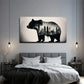 Black And White Architecture Wall Art Canvas Office Home Room Framed 120x60cm