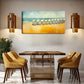 Neat White House Beach Wall Art Canvas Office Home Room Framed 120x60cm